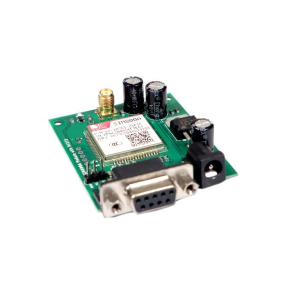 <strong>The ADIY SIM800A Quad-Band GSM/GPRS module</strong> comes with an RS232 Interface. It supports 850/900/1800/1900 MHz bands; can transmit voice, SMS, and data with low power consumption. The SIM800A Quad-Band GSM/GPRS Module with RS232 Interface is a complete Quad-band GSM/GPRS solution in an LGA (Land Grid Array) type which can be embedded in the customer applications. With tiny size of 100 x 53 x 15 mm, it can fit into the slim and compact demands of custom design. Featuring an Embedded AT, it allows total cost savings and fast time-to-market for customer applications. The SIM800A modem has a SIM800A GSM chip and RS232 interface while enabling easy connection with the computer or laptop using the USB to the Serial connector or to the microcontroller using the RS232 to TTL