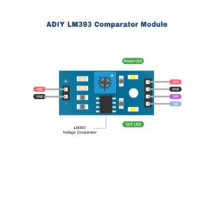 Buy LM393 - Comparator Module online at Adiy.in