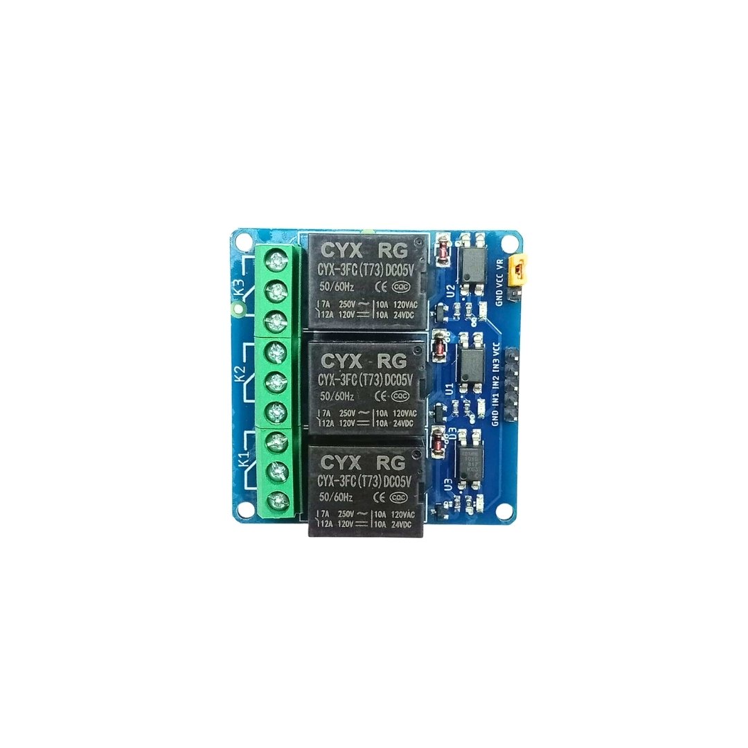 2 ADIY 3 CHANNEL 5V RELAY BOARD - Image 1