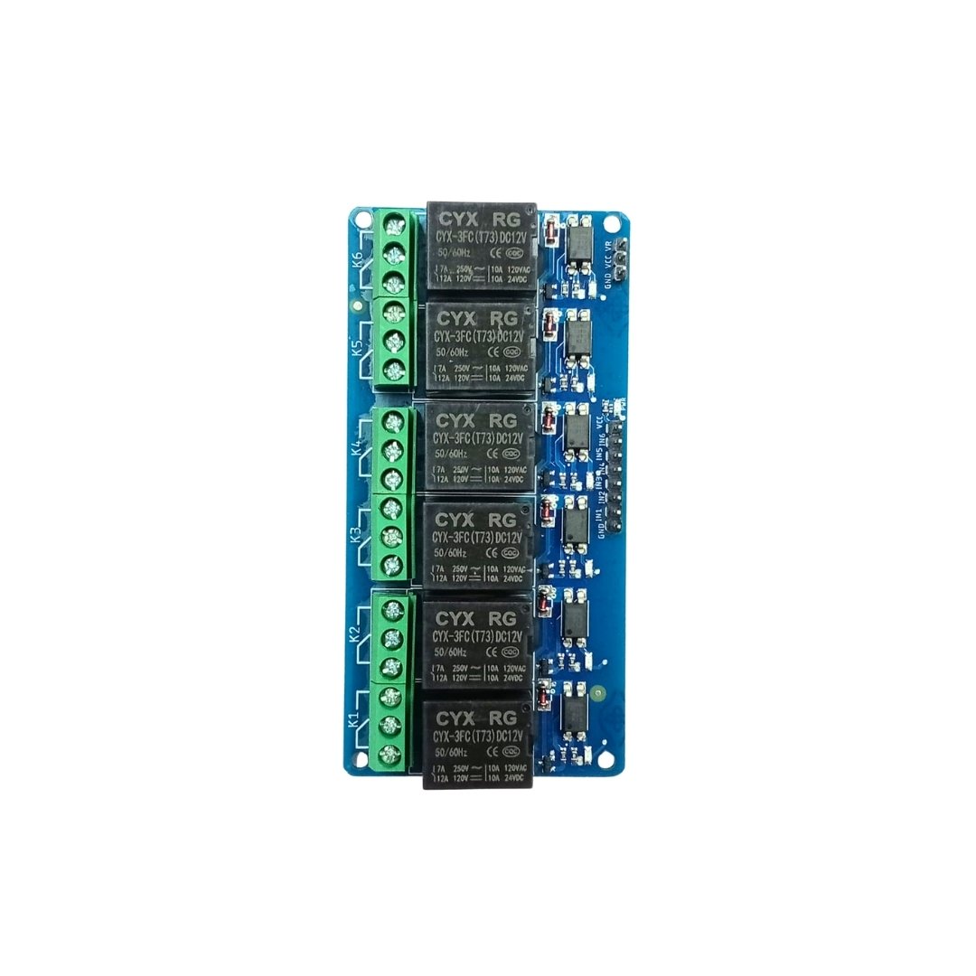 2 ADIY 6 CHANNEL 12V RELAY BOARD - Image 1