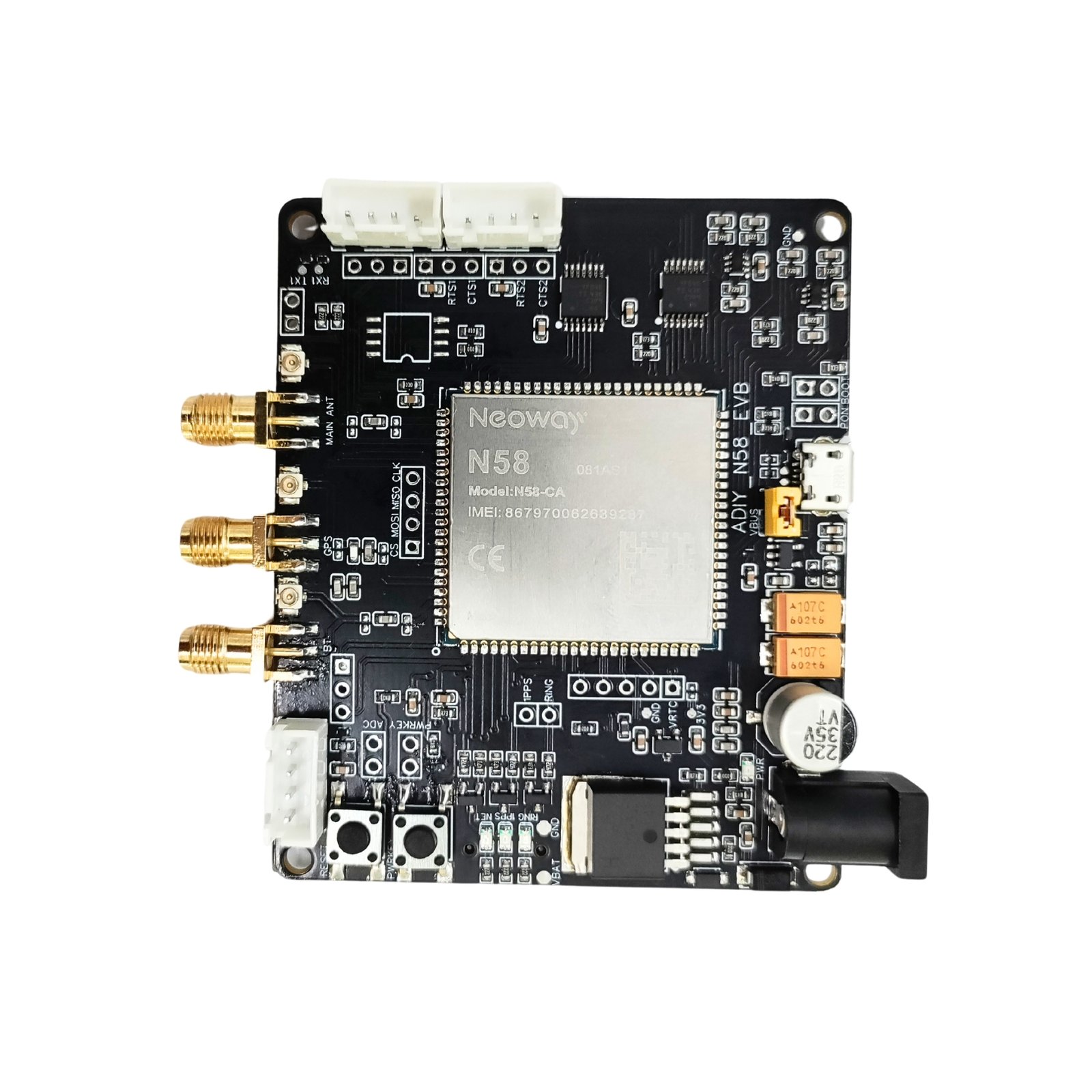 ADIY N58 LTE GNSS Bluetooth Evaluation Board 1 ADIY N58 LTE GNSS Bluetooth Evaluation Board - Image 1
